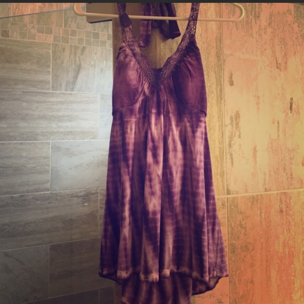 Tie Dye Halter Top